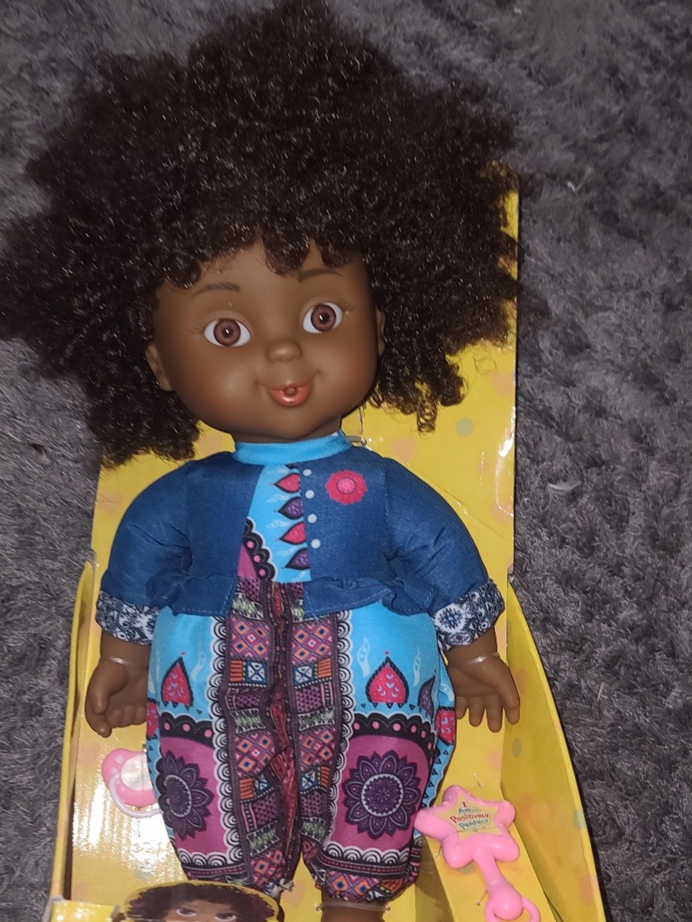 Positively Perfect Raven – 14" African American Toddler Doll with Curly Hair